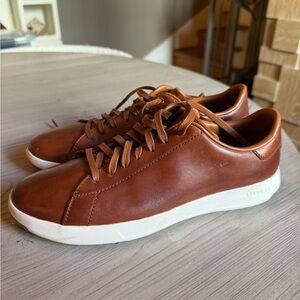 Cole Haan GrandPro Brown Leather Sneakers